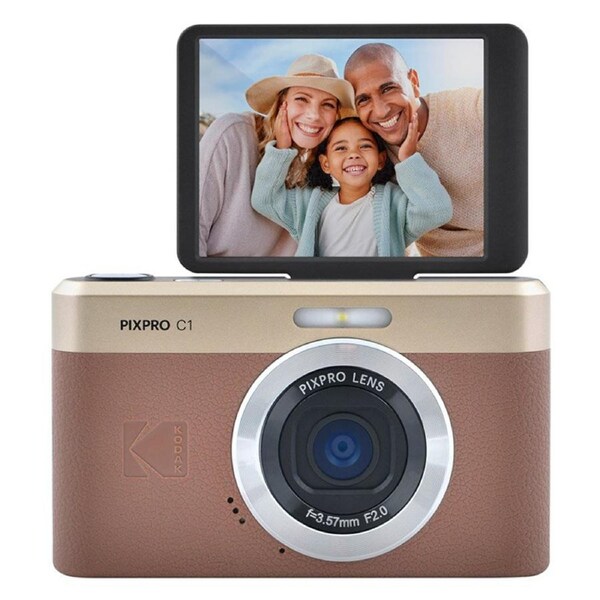 Kodak Pixpro C1 Digital Compact Camera Brown