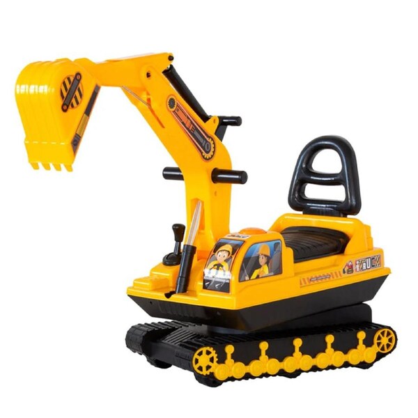 Lenoxx Kids Ride-On Excavator with Sturdy Track & Dual Operation Levers