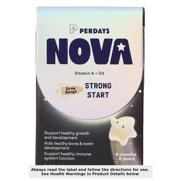 Perdays Nova Kids Strong Start Vitamin A + D3 Liquid 9.5ml