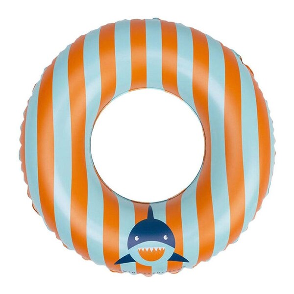 Swim Essentials Kids Inflatable Swimming Ring Pool Floater 55cm Tropic Shark