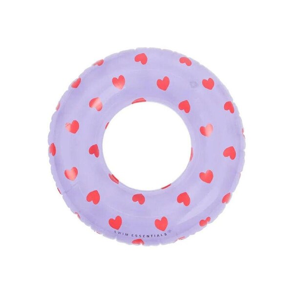 Swim Essentials Kids Inflatable Swimming Ring Pool Floater 55cm Sweet Hearts