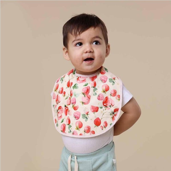 Snuggle Hunny Strawberry Snuggle Bib
