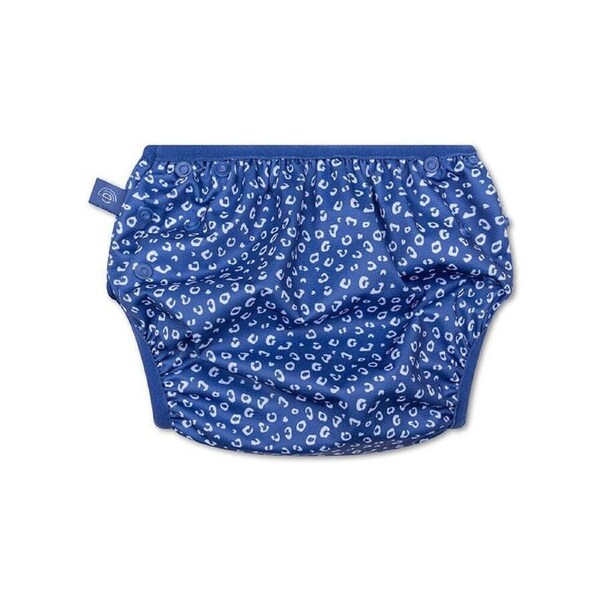 Swim Essentials Washable Swimming Nappy Diaper OSFA Blue Leopard Kids Size 0-3y