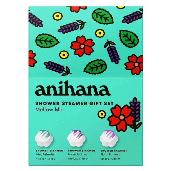 Anihana Shower Steamer Gift Set Mellow Me 3 Pack