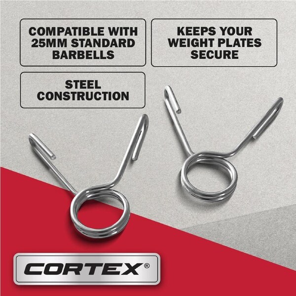 CORTEX 25mm Spring Collar Pair