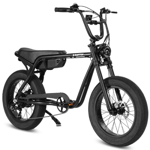 Progear E-Raptor 20" Electric Street Bike - Matte Black + Throttle