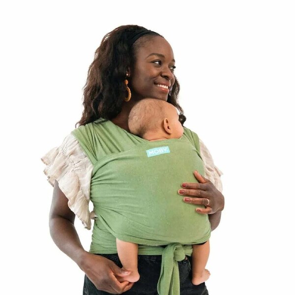 Moby Element Wrap Kiwi Baby Newborn/Toddler Carrier 3.6 - 15kg Green