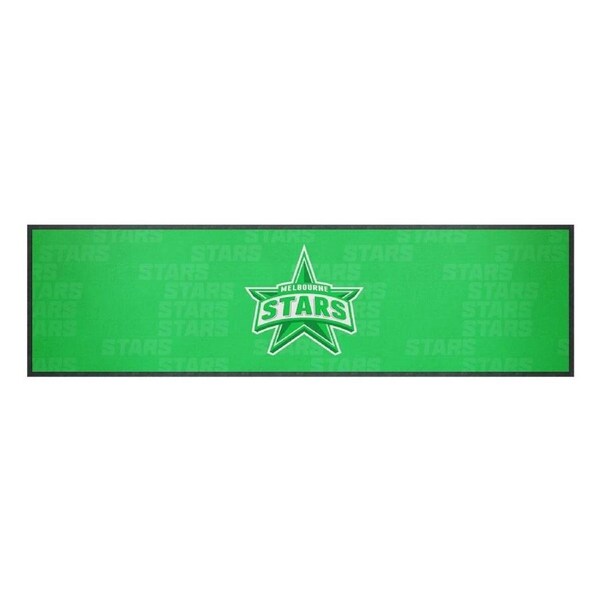BBL Bar Runner - Melbourne Stars - Big Bash League - Bar Mat - Rubber Backed
