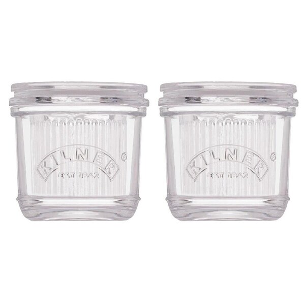 Kilner Glass Butter Crock - 200ml Set of 2