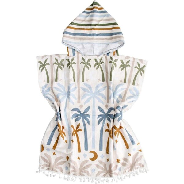 LVD Microfibre Soft Kids Towel Hooded Poncho w/ Bag 70x70cm Retreat