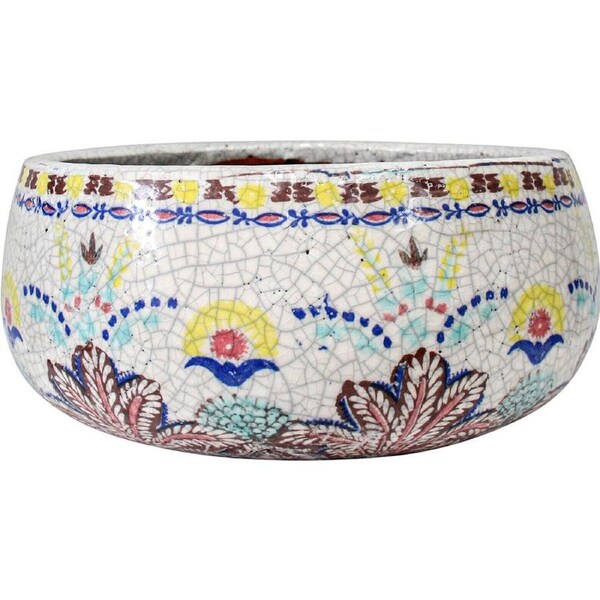 LVD Terracotta Indoor Decorative Planter Pot Large 21.5x10.5cm Plume