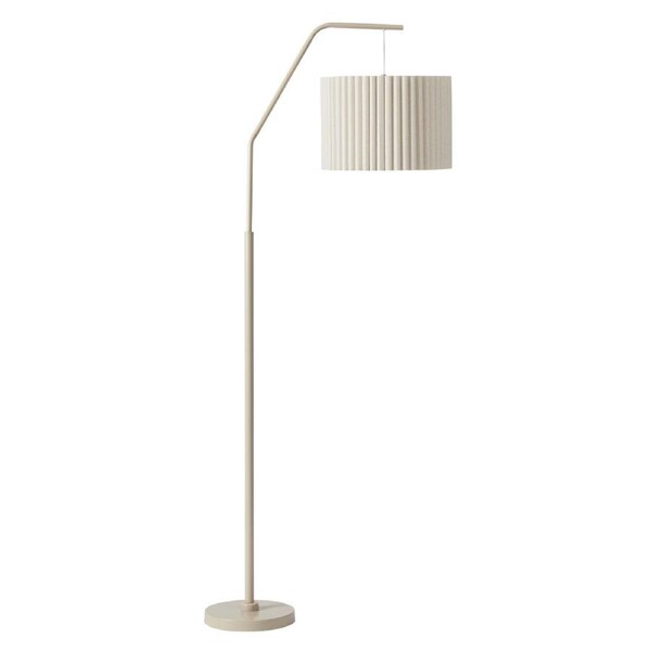 Cooper & Co. Astrid Hanging Ribbed Floor Lamp Oat