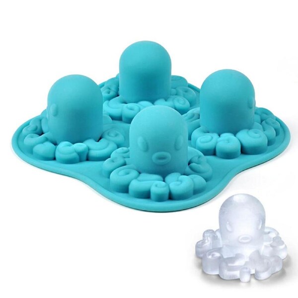 Nevenka Octopus Ice Cube Trays Reusable Creative Ice Molds Funny Gifts