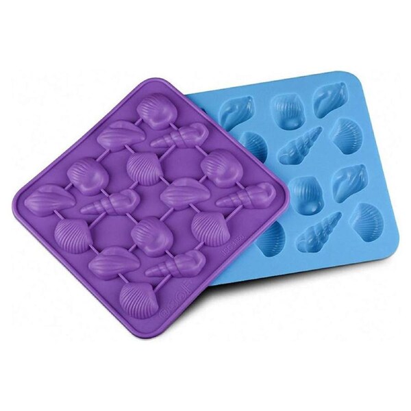 Nevenka 2 Pcs Conch Shell Ice Cube Molds for Chocolate Soap Making