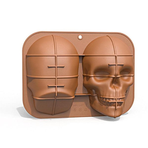 Nevenka Halloween Themed Ice Cube Trays Great for Chocolate Cake-Coffee