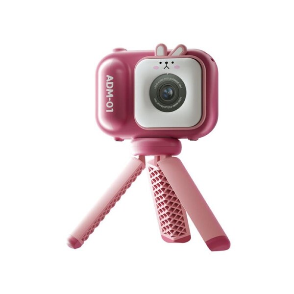 Nevenka Kids Selfie Camera Digital Video Camcorder with Silicone Cover for Toddlers 3-8 Year-Pink