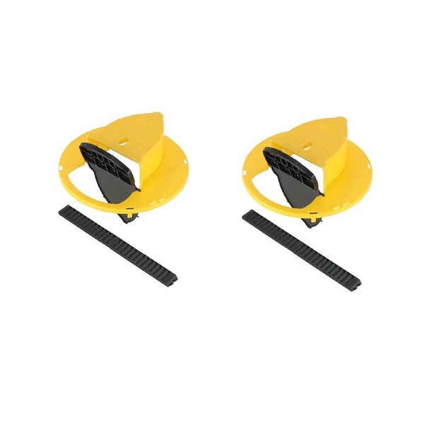 Rat Flip N Slide Bucket Lid Mouse Trap Humane Safe Self Catching Mice 2-Pack