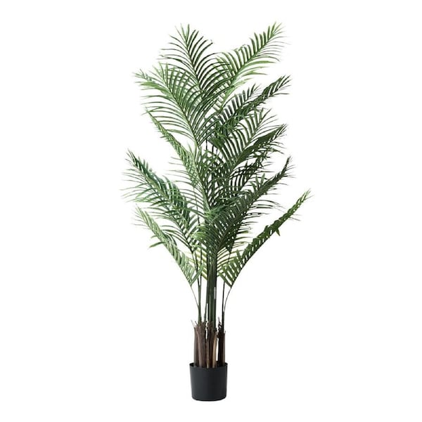 Livsip 180cm Artificial Palm Tree Lifelike Faux Potted Plants Home Garden Decor