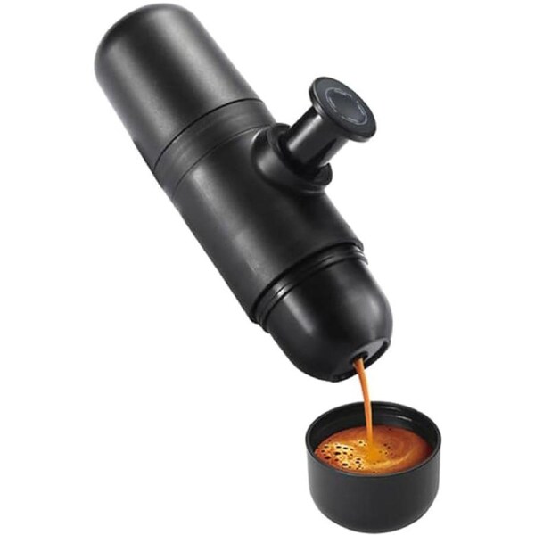 Portable Manual Espresso Maker Travel Coffee Machine for Ground Coffee