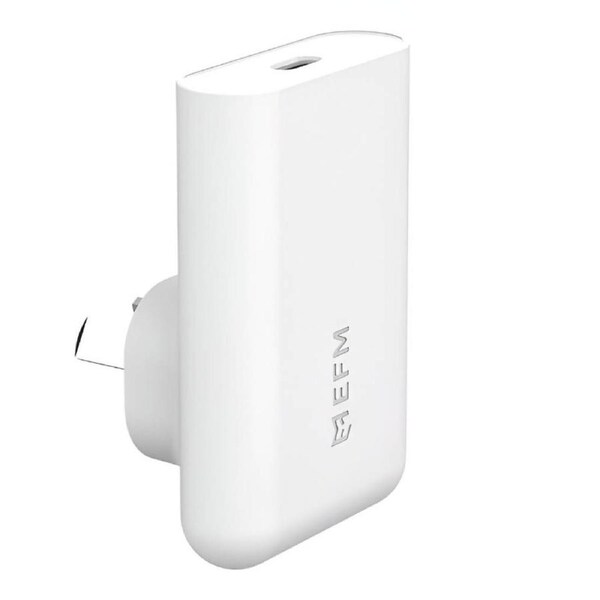 EFM 45W Slimline Wall Charger With GaN Power Delivery and PPS - White