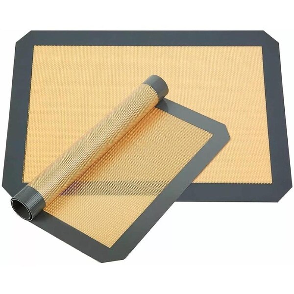 2pack Large Silicone Baking Mat Non-Stick Heat Resistant Liner Sheet Mats