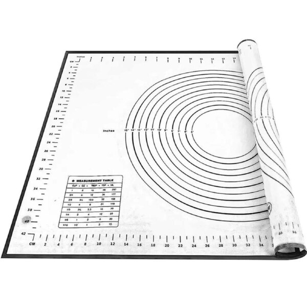 Silicone Rolling Cake Mat Pastry Fondant Baking Sheet 70x50cm Large