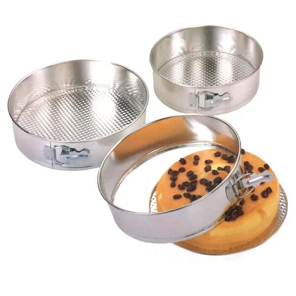 Round Springform Cake Pan Baking Tray Removable Base 24/25/26cm
