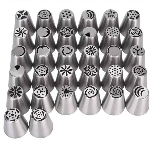 Turntable Rotating Cake Decorating Kit Icing Piping Flower Tool