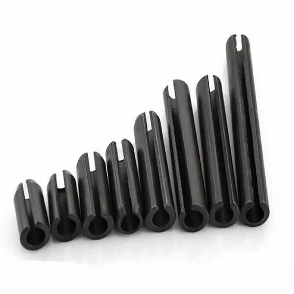 120pcs Roll Pin Steel Assortment Kit Dowel Tension Split