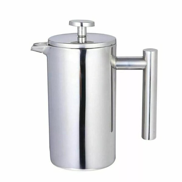 Tea Pot French Press Stainless Steel Coffee Maker Plunger