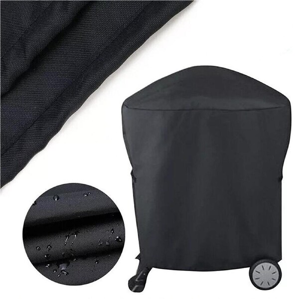 Waterproof Grill Cover Cart Protector Weber Q200 Series BBQ Black