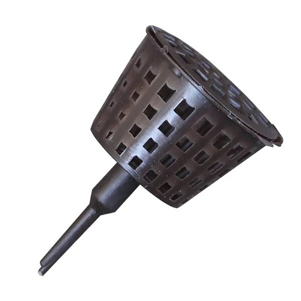 100x Plastic Fertilizer Baskets with Lid Balcony Bonsai Gardening Tools