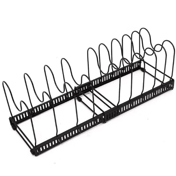 Frying Pan Pot Organizer Kitchen Storage Rack Cookware Stand