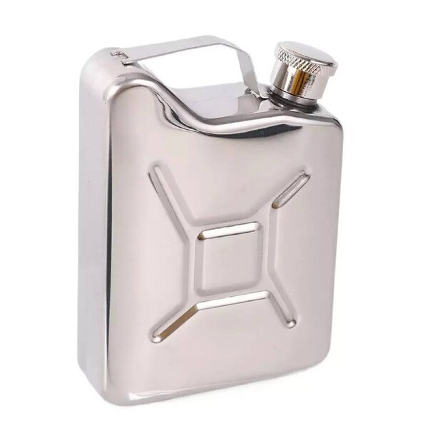 5oz Hip Flask Stainless Steel Whiskey Can Oil Liquor Wine Bottle