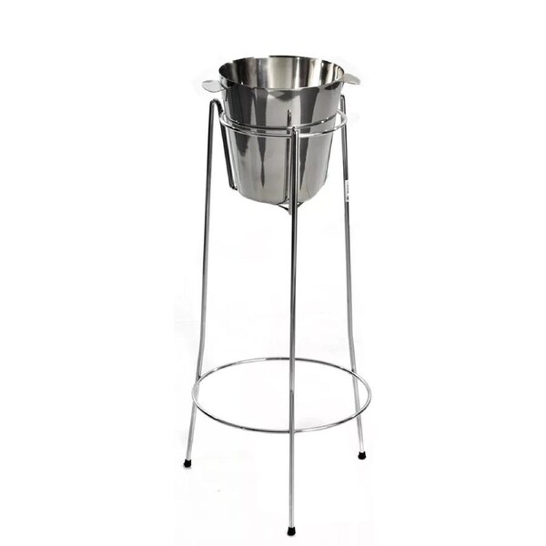 62cm Ice Bucket Stand Chrome Combo Champagne Wine Cooler Tray Chiller