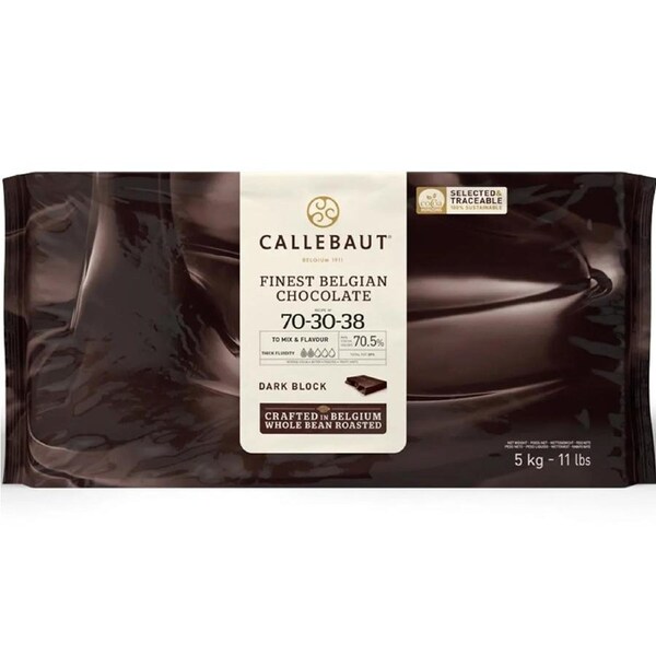 Callebaut Dark Chocolate Couverture Block 70-30-38 5kg