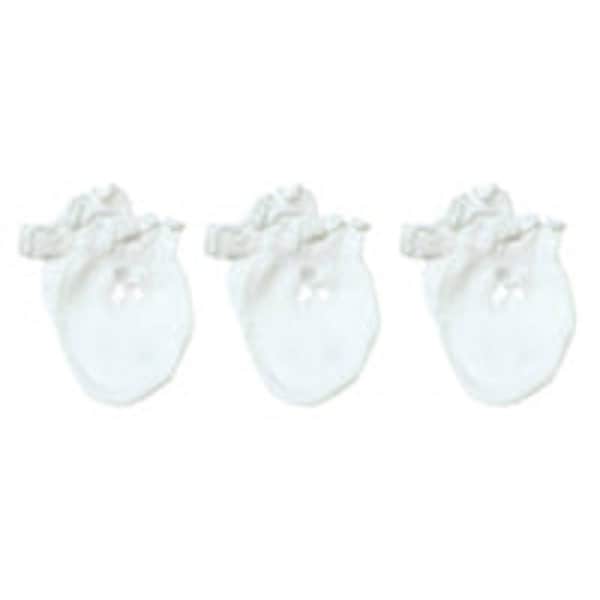 Playette 3 Pack Essential Mittens White