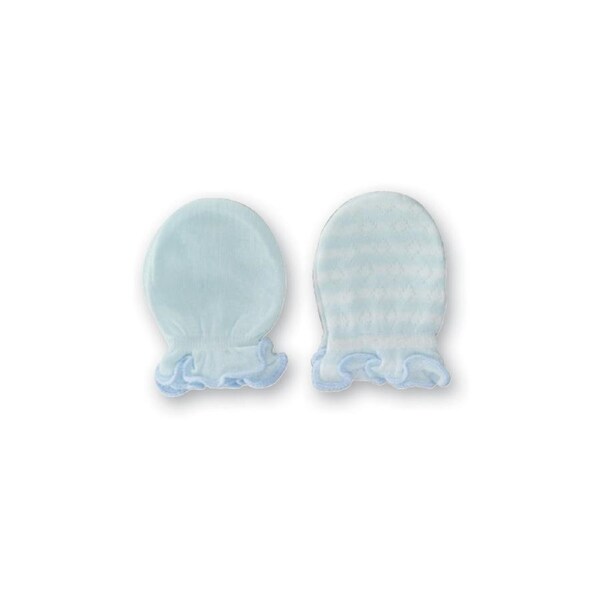 Playette 2 Pack Bamboo Mittens Blue