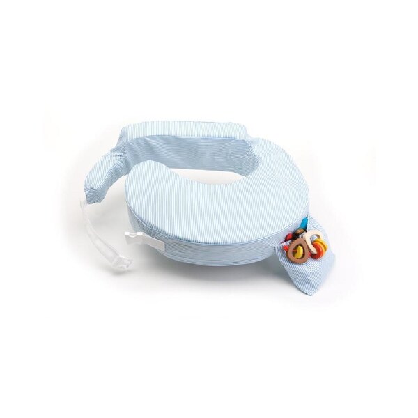 My Brest Friend Breastfeeding Pillow - Blue Stripe