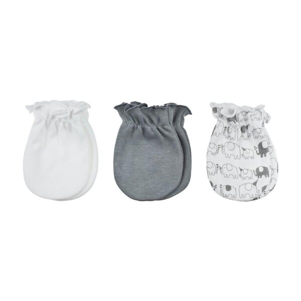 Playette 3 Pack Fashion Mittens Elephant