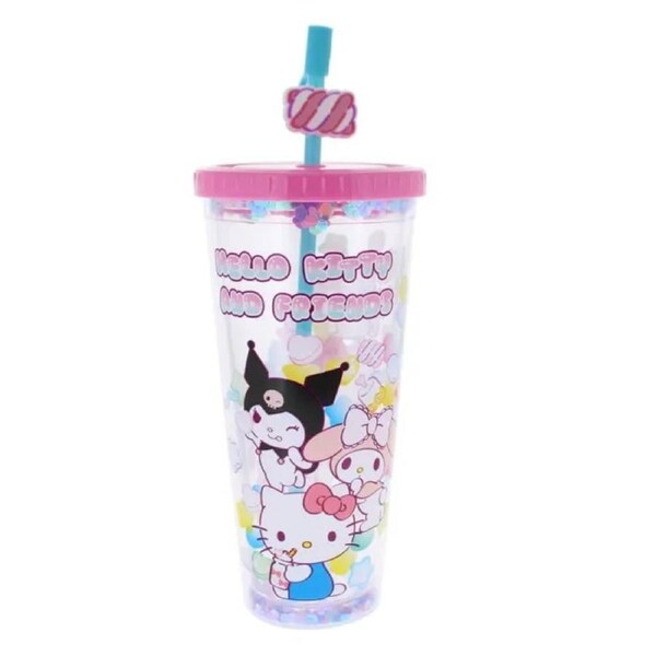 Hello Kitty and Friends Sweets - Beaker & Straw