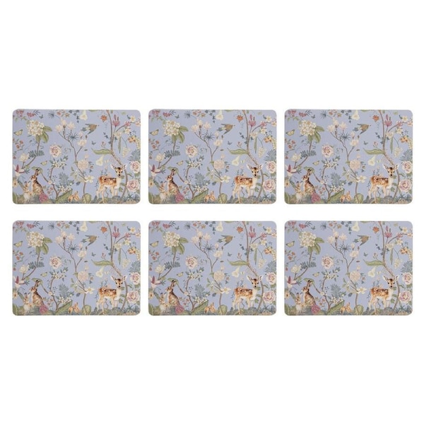 6pc Ashdene Enchanted Forest Kitchen Dining Table Placemat 29x21.5cm