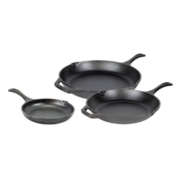 Lodge Chef Collection 3 Piece Skillet Set