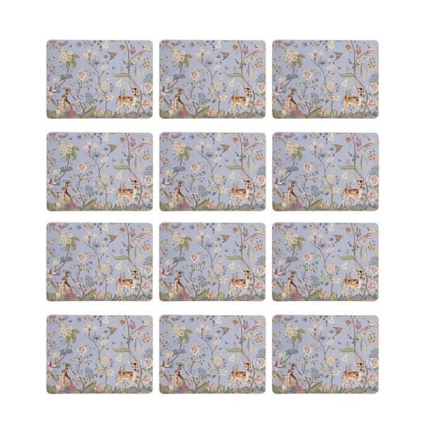 2x 6pc Ashdene Enchanted Forest Kitchen Dining Table Placemat 29x21.5cm