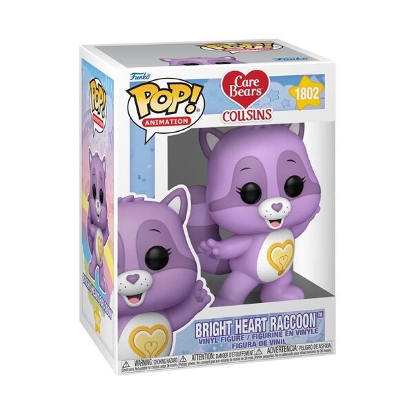 Funko Pop Care Bear Cousins - Bright Heart Raccoon #1802 Vinyl Figure