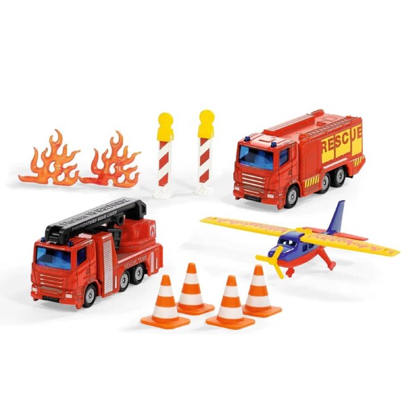 Siku 6330 Die-Cast Vehicle Fire Brigade - Gift Set