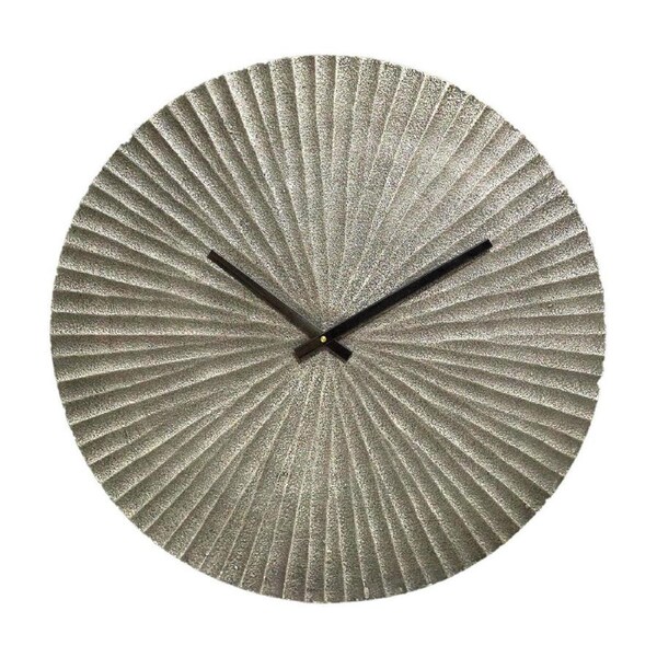 SSH COLLECTION Chizzel 58cm Wide Wall Clock - Antique Grey