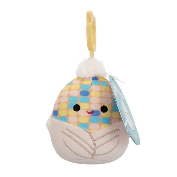 Squishmallows Louise the Corn 3.5 inch Clip-On Plush