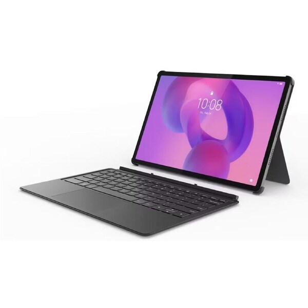 Lenovo Idea Tab Pro (12.7') Bluetooth Keyboard Pack - Storm Grey (Zg38C06017),Built-In-Kickstand, 2-In-1 Pack,Pogo Connector,1 Year Warranty