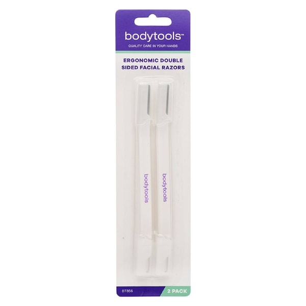 Bodytools Double Sided Facial Razor 2 Pack